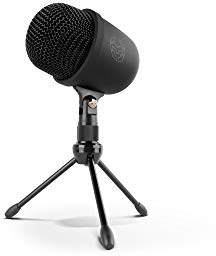 KROM KIMU PRO - Microphone unidirectionnel, connexion Micro USB pour téléphones portables et tablettes, prise audio 3,5 mm