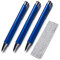 Forbidden Pen 3 x Spicker Kuli, Stift, Schummel Kugelschreiber mit Spickzettel, für Prüfungen, Examen, 3x Stück cheat pen, Schüler, Studenten zur Schule, Abitur