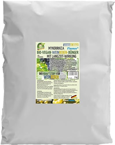 Fioran® Bio Weinreben-Dünger 5 Kg mit Mykorrhiza und Bacillus Subtilis (NPK 4-2-5)