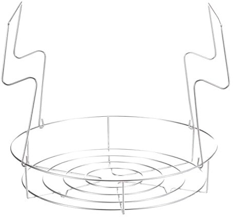 uxcell 11 Canning Rack, Stainless Steel Steamer Canning Jar Rack with Handles for Mason Jars Ball Jars, Silver