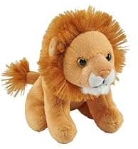 Wild Republic Pocketkins Eco Lion, Stuffed Animal, 5 Inches, Plush Toy, Made from Recycled Materials, Eco Friendly