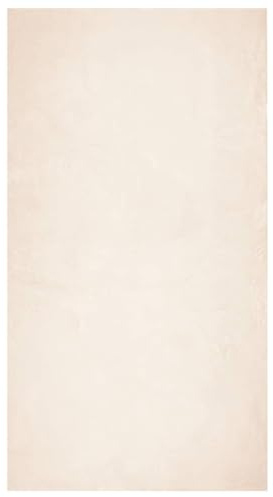 vidaXL Alfombra de Pelo Corto Suave Lavable HUARTE Beige 60x110 cm