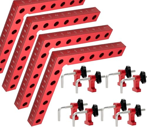 SUNNYNEST 4 Packs 140mm Right Angle Fixing Clip 90 Degree L-Shaped