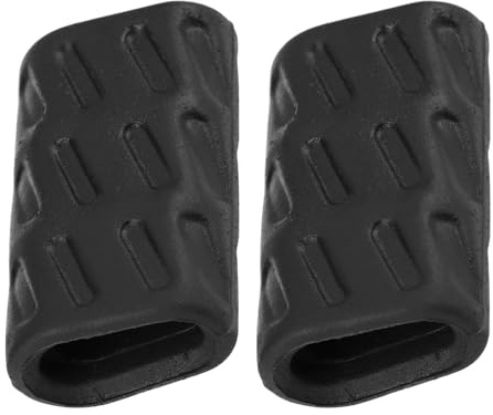 eMagTech 2 Pcs Motorcycle Gears Rear Brake Lever Black Rubber Foot Pads 76410112A Compatible with Ducati 848 916 998