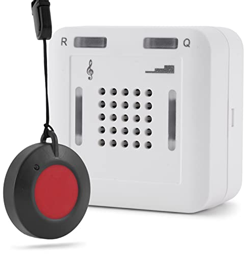 ELDAT - Mobiler Hausnotruf mit Notrufsendern und Quittierungsfunktion - Notrufknopf für Senioren - RS16 mit Halsbandsender RT27