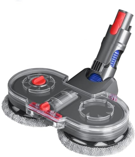 GDE - Cepillo aspirador y limpiador para Dyson V7 V8 V10 V11 V15 con depósito de agua extraíble y 2 fregonas lavables