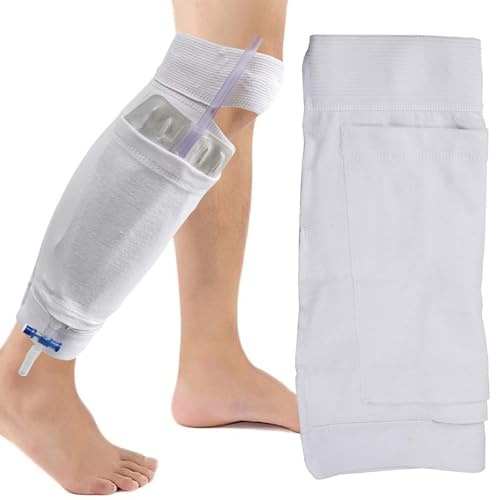 GOMETY - Soporte para bolsas de orina para catéter, para orina y orina, para incontinencia, bolsa de orina (M)