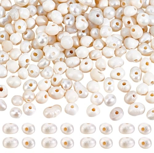 PH PandaHall 200pz Perle d'Acqua Dolce Perle a Forma di Patata, 1.5~2mm Piccole Perles Naturali per Gioielli Orecchini Bracciali Collane Creazione Fai Da Te