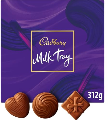 Cadbury Milk Tray Chocolate Box, Assorted Milk Chocolates Gift Set for Birthdays, Anniversaries & Special Occasions, The Perfect Easter Gift, 312 g (Pack of 1)