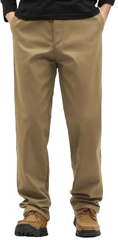 Pantalones de invierno con forro polar para hombre, impermeables, para caminar al aire libre, pantalones térmicos - pantalones de senderismo de invierno para hombre - Pantalones de calle de forro