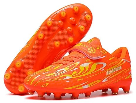 Générique Chaussures de Football Garçon Fille Chaussures Professionnelles avec Crampons Adolescents Antidérapants pour l'entraînement Enfant Chaussures de Sport