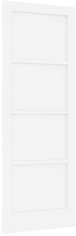 vidaXL Inredningsdörr 78 x 211 cm Plywood Vit