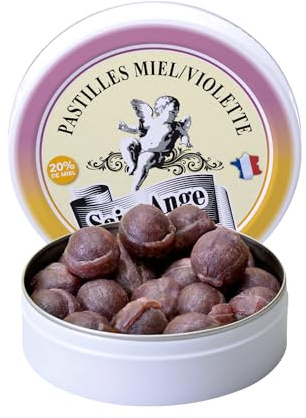 Pastilles Saint-Ange | Bonbons Traditionnels 100% Français (Miel Violette)
