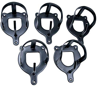 AMKA Trensenhalter Metall schwarz 5 Stück Zaumzeughalter Trensenhaken