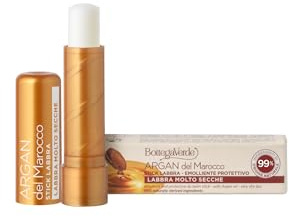 Bottega Verde - Argan del Marocco Stick labbra, 5ml, Emolliente e Protettivo, con Olio di Argan, per Labbra Secche