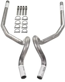 Truck Exhaust Kits 2.5 Dual Exhaust Kit with No Muffler Rear Exit Fits G Body Cars 78 to 88