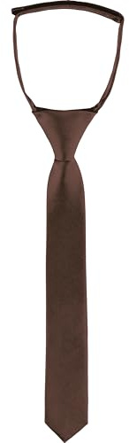 Ladeheid barn pojkar slips KJ (31 cm x 4 cm), Braun24, 31cm x 4cm