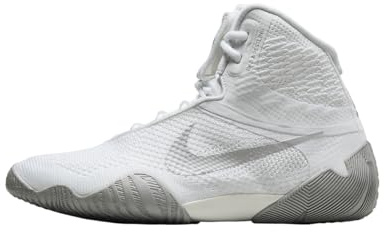 NIKE Zapatos de Lucha para Hombre, Blanco, 43 EU
