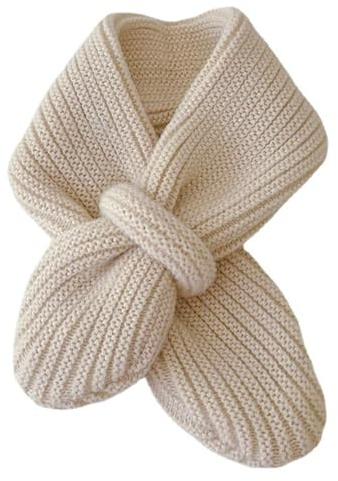 NVOQILIN Sciarpa lavorata a maglia per bambini alla moda morbida e calda sciarpa di colore solido elegante sciarpa di lana per bambini sciarpa morbida e confortevole