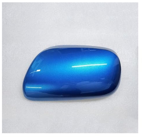 Calotte Specchio Per Toyota Per Yaris 2006-2011 Copertura Dello Specchio Retrovisore Alloggiamento Custodia Specchio Conchiglia Dello Specchio Retrovisore Calotte Specchietti Auto(Blue metallic Left)
