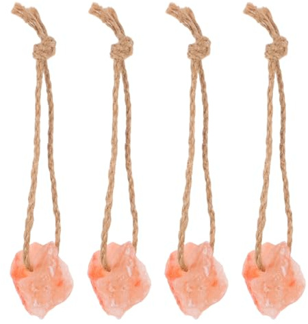 POPETPOP 4pcs Mineral Salt Lick for Deer Horses Livestock Salt Blocks for Goat Supplies for for Easy Consumption