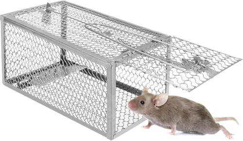 skycabin Trampa para ratas, trampa humana para ratas, roedores, ratones, ratas, ardillas y ardillas pequeñas (11 x 5.9 x 4.5 pulgadas)
