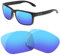 HiCycle2 Lentes de repuesto polarizadas para gafas de sol Oakley Holbrook XL, múltiples opciones, Blue, nothing
