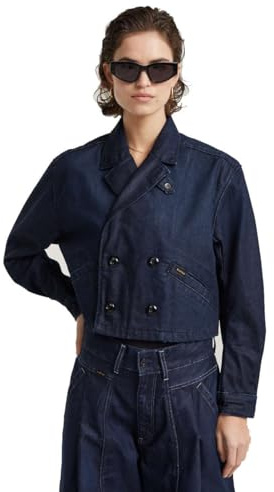 G-STAR RAW dam Cropped Peacoat Jacka Peacoat