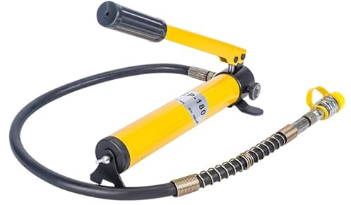 Pompa idraulica manuale CP-180, piccola pompa idraulica portatile, opzionale con manometro SUNBING (Color : CP-180 hand pump)