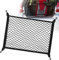 Yimomoyi Cargo Net, Elastic Nylon Car Boot Net 80×100cm with 4 Hooks, Storage Organizer for Vehicle Van SUV (Black)