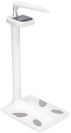 Báscula ultrasónica Multifuncional para Altura y Peso, con función de Voz, medición de Grasa Corporal, Peso, Altura, obesidad e IMC. Ideal para hogares, escuelas, Clubes y gimnasios.
