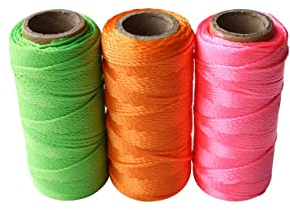 TrendLine Maurerschnur Ø 1 mm x 50 m 3-Stück Seile