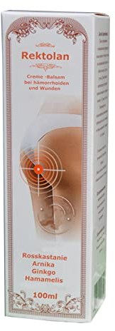 Bei Hämorrhoiden, Pflege Creme, Salbe 100ml, Rosskastanie, Arnika, Hamamelis, Ginkgo Extrakte, abschwellend, für Blutgefäße, salbe stark akut, hemoriden bestzeller,