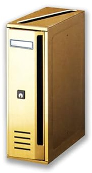 ALUBOX CUBO Cassette Postali Condominiali 5 Posti 53X38,5X25 Cm In Lamiera Zincata Cassetta Postale Condominiale Orizzontale Da Esterno E Interno Protetto (ANTRACITE E SPORTELLI SABBIA)