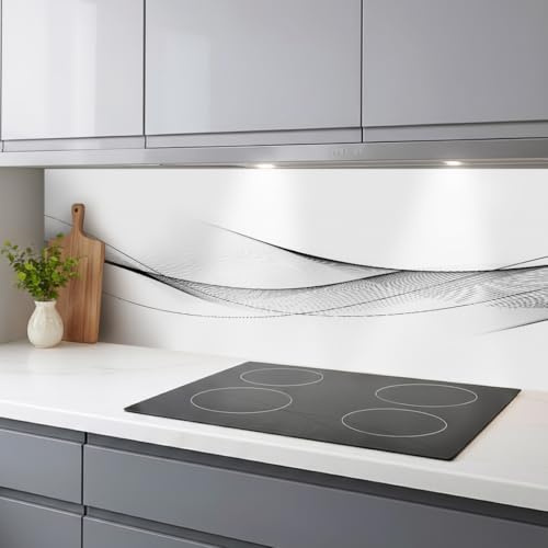 Rodnik Küchenrückwand robuste ABS-Kunststoff Platte Monolith in Deluxe Qualität, Direktdruck. MOTIVAUSWAHL (Eleganz, 60x200 cm)