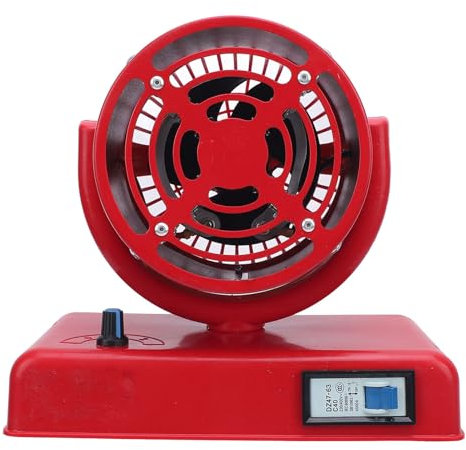 Réchauffeur D'air Portable 12V 300W 2 en 1, Petit Ventilateur de Chauffage et de Refroidissement Multifonctionnel pour Serre, Salle de Fleurs, Lieu de Travail