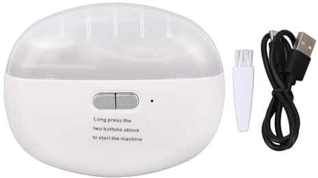Masyrt Smerigliatrice Elettrica Multifunzione per Unghie, Tagliaunghie Automatico con Tecnologia Anti Pizzicamento, Tagliaunghie e Lucidatore Silenzioso, Bianco