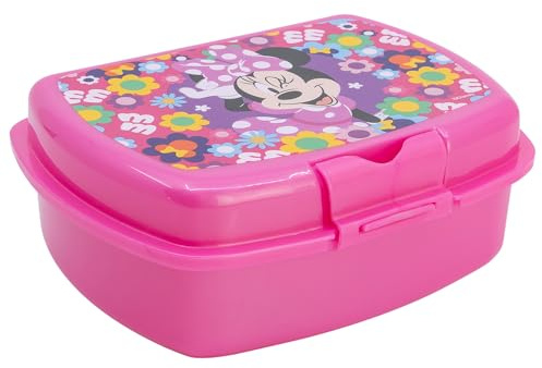 STOR Mimmi Pigg Matlåda Barn 1686ml - Lunch Box med Säkerhetslås BPA Fri - Hållbar Matsäkring för Skola Park Utflykter