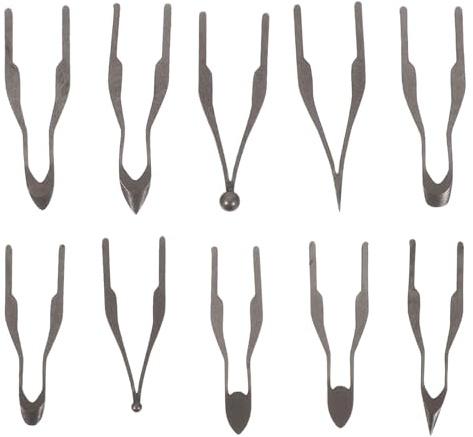 DIYEAH 10 Puntas para Pirograbador de Alta Impedancia Juego de Puntas de Alambre para Pirograbado Kit de 10 Piezas Metálicas Resistentes para Proyectos DIY y Profesionales