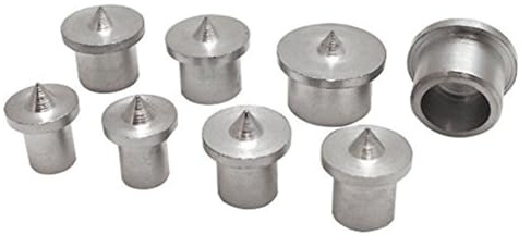 FACAIIO Kit de localización de pasadores huecos de 8 piezas para carpintería, 681012 mm, juego de herramientas de alineación cromadas