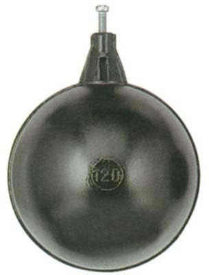 5PZ SFERA RUBINETTO A GALLEGGIANTE ASOLATA MOPLEN MM 150 TONDA