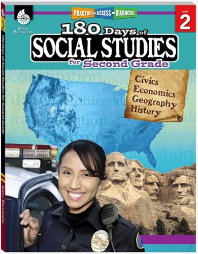180 Days™: Social Studies for Second Grade: Practice, Assess, Diagnose