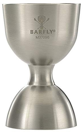 Barfly M37098 Heavy-Duty Straight Rim Bell Jigger, 25 ml x 50 ml, Stainless Steel