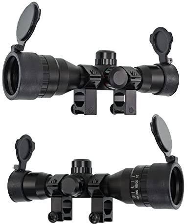 X-Bow FMA 4x32 AOIR - Zielfernrohr; auch Weite Distanzen erreichen - das Visier ist Wasser-, Nebel- und prellschlagfest, Scope für Luftgewehr und Armbrust