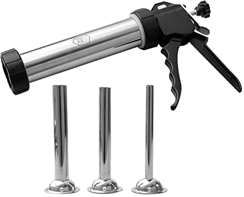 Qeunrtiy Macchina per Insaccare la Carne Manuale per Salsiccia Riempitrice per Insaccatrice Manuale Macchina per Salsiccia Manuale Ugello A Imbuto