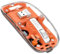 MAGIC-REFINER Ratón Inalambrico Recargable, 2,4G+Bluetooth 5.0 Silencioso y ErgonóMico RatóN, 2400 dpi Ratón Gaming Ultra Delgado con Receptor USB-Nivel de Batería Visible para Portatil/PC/Mac-Naranja