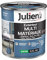 Julien Peinture Multi-Matériaux Satin en phase Aqueuse - Bois, Fer, Alu, PVC, Zinc, Acier galvanisé, brut ou peint - Bleu Distant 0,5 L