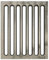 ScarMaxx - Kaminrost Gusseisen 18x22 cm - Ascherost für Kaminofen - Kamin Feuerrost - Robuster und Massiv Gusseisen Gitter - mit Rippen - Kaminofen Rost - Feuerrost Grillkamin Rechteckig