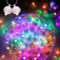 Lypumso 100 Stück LED Ballons Lichter, Mini LED Lichter Leuchtkugeln, Runde Mini LED Luftballon Licht Leuchtkugeln Klein Für Papier Lampions, Hochzeit, Weihnachten, Party, Geburtstag, Halloween Deko