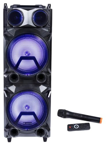 Generic Longstar LP-FY212 - Altavoz Bluetooth PA DJ con sistema de sonido (30,5 cm, 8000 W)